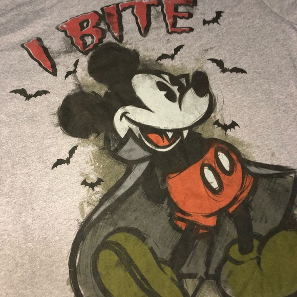 Disney Store Mens size L mickey shirt. Grey in colour. In excellent condition. - Picture 2 of 3